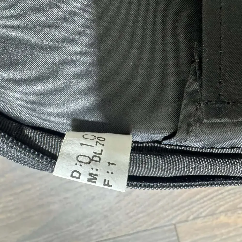 DELL Black Leather Executive Brief Case Laptop Travel Bag Office (17x13)